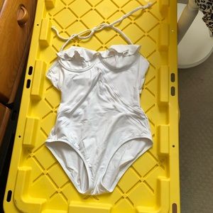 White swimsuit